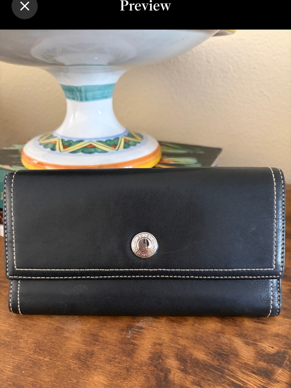Coach Y2K Chelsea Trifold Leather Wallet